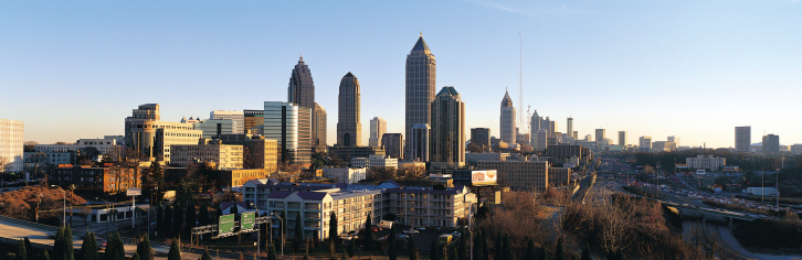 View of Atlanta skyline, Georgia, USA